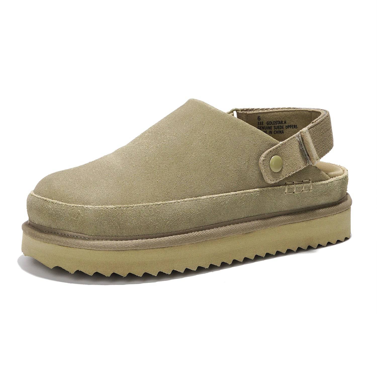 Project Cloud Women's | Genuine Suede Clogs for Women | Memory Foam | Lightweight | Non-Slip - Goldstar - Image 14