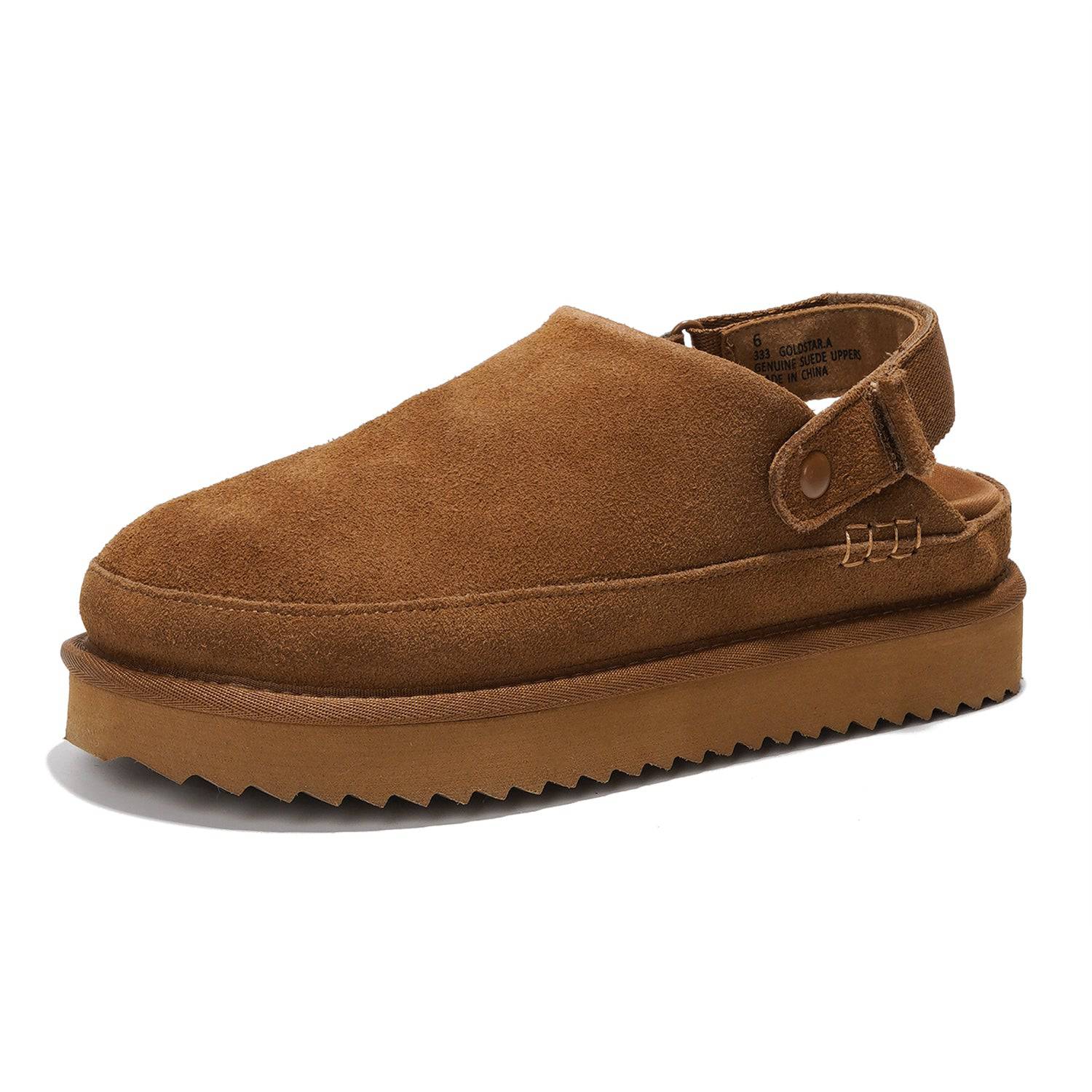 Project Cloud Women's | Genuine Suede Clogs for Women | Memory Foam | Lightweight | Non-Slip - Goldstar - Image 2