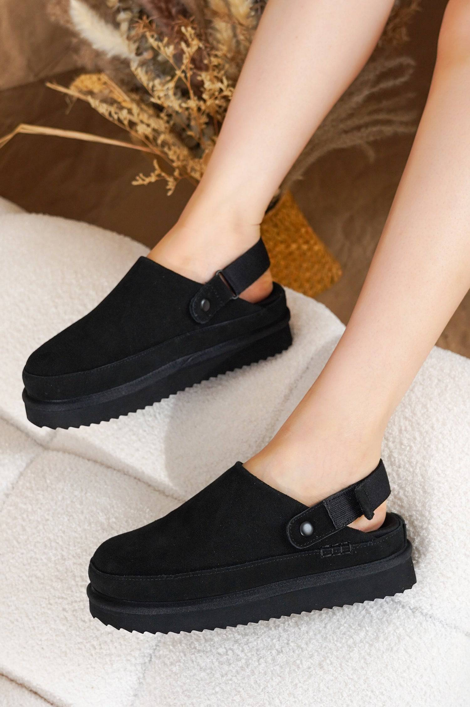 Project Cloud Women's | Genuine Suede Clogs for Women | Memory Foam | Lightweight | Non-Slip - Goldstar - Image 29