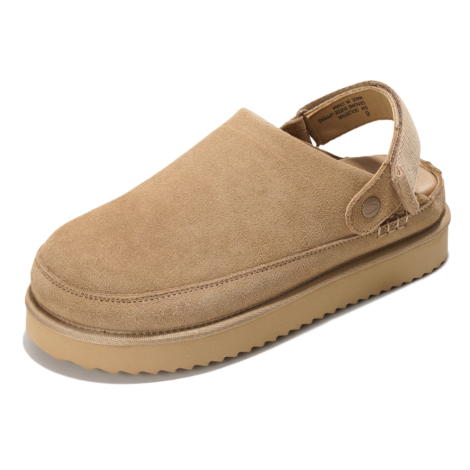 Project Cloud Women's | Genuine Suede Clogs for Women | Memory Foam | Lightweight | Non-Slip - Goldstar - Image 8