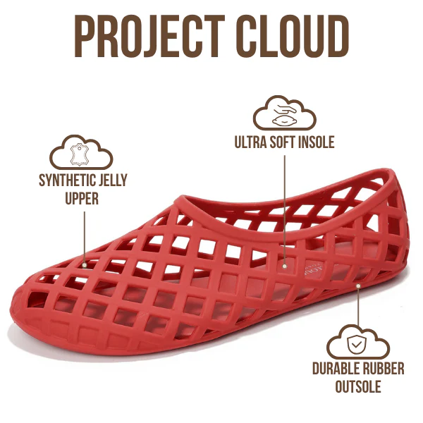 Project Cloud Women's | Waterproof Ballet Flats Shoes for Women | Lightweight | Non-Slip - Jellz - Image 14