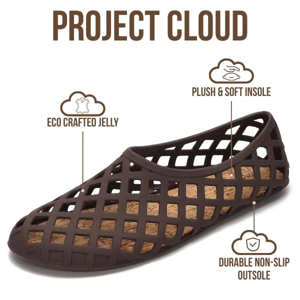 Project Cloud Women's | Waterproof Ballet Flats Shoes for Women | Lightweight | Non-Slip - Jellz - Image 50