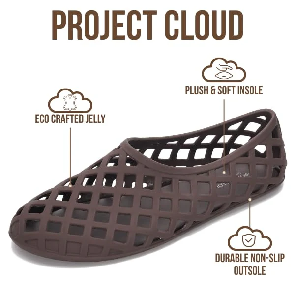 Project Cloud Women's | Waterproof Ballet Flats Shoes for Women | Lightweight | Non-Slip - Jellz - Image 65