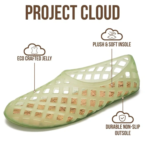 Project Cloud Women's | Waterproof Ballet Flats Shoes for Women | Lightweight | Non-Slip - Jellz - Image 70