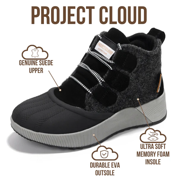 Project Cloud Women's | Waterproof Snow Boots | Memory Foam Insole | Non-Slip - Rhianon - Image 9