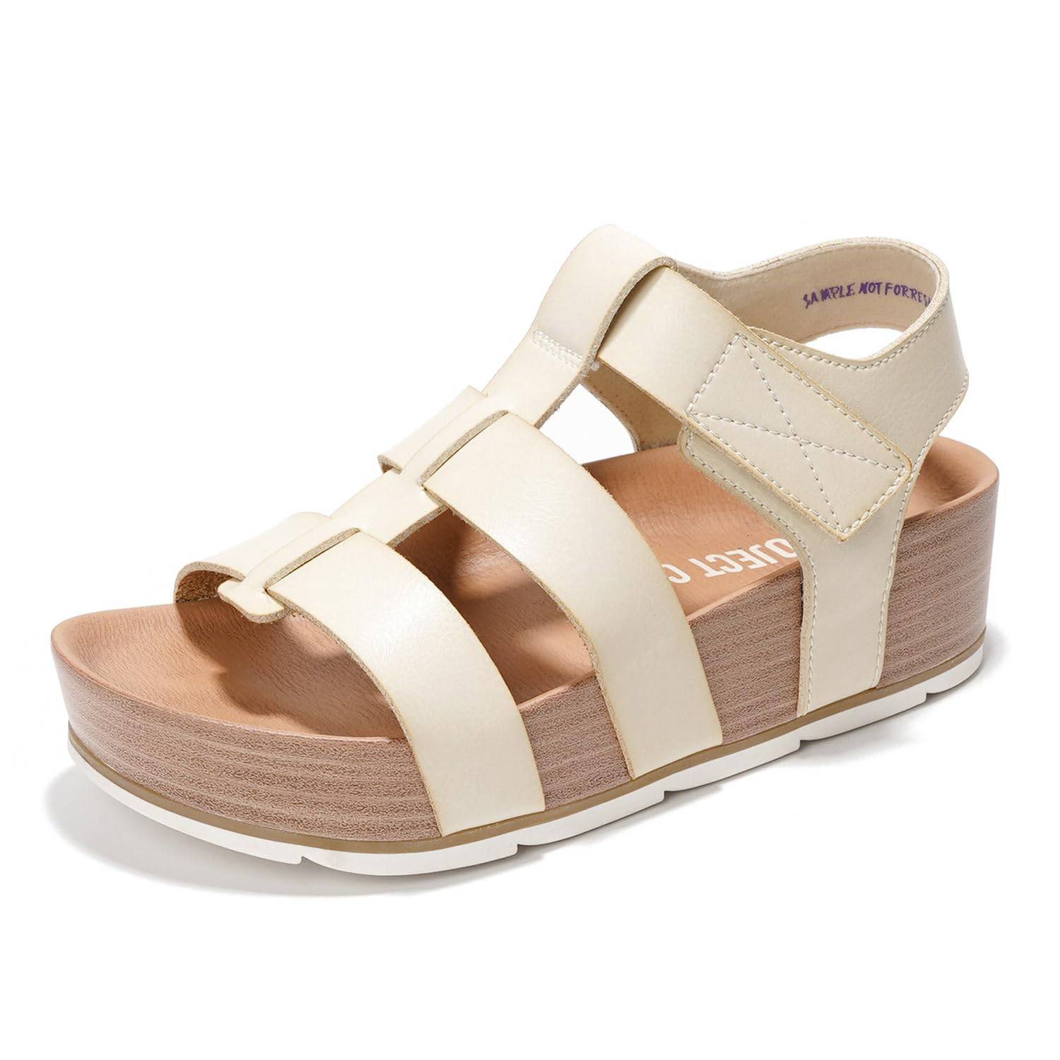Project Cloud Women's | Eco-Leather Upper Wedge Sandals | Lightweight | Non-Slip - Phased - Image 20