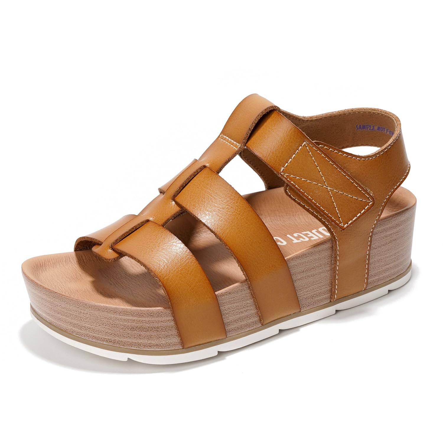 Project Cloud Women's | Eco-Leather Upper Wedge Sandals | Lightweight | Non-Slip - Phased - Image 8
