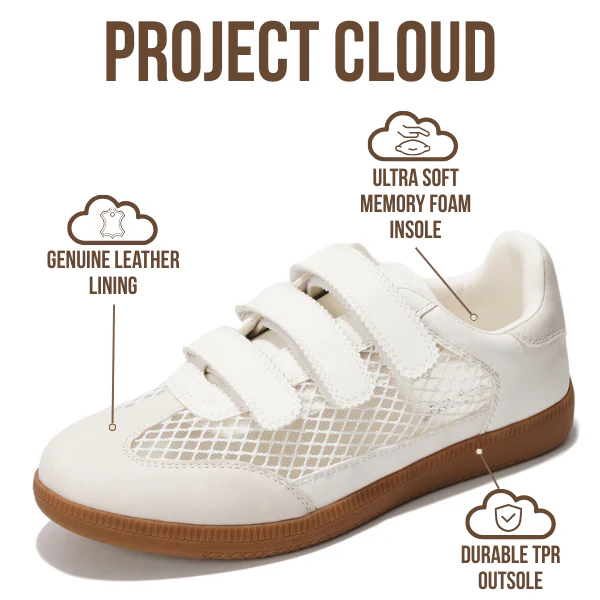 Project Cloud Women's | Eco-Leather Trendy Sneakers | Memory Foam Insole | Lightweight | Non-Slip - Ysabelle - Image 33