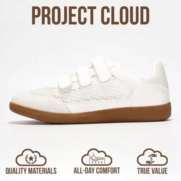 Project Cloud Women's | Eco-Leather Trendy Sneakers | Memory Foam Insole | Lightweight | Non-Slip - Ysabelle - Image 34