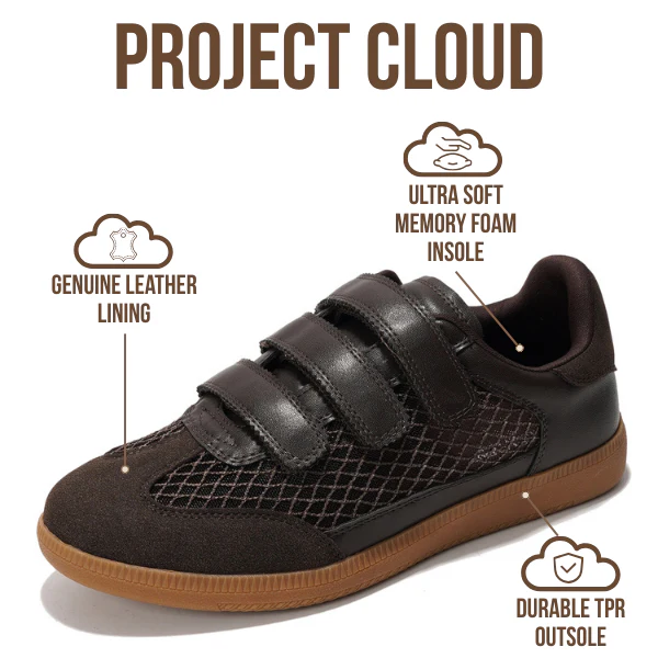 Project Cloud Women's | Eco-Leather Trendy Sneakers | Memory Foam Insole | Lightweight | Non-Slip - Ysabelle - Image 39