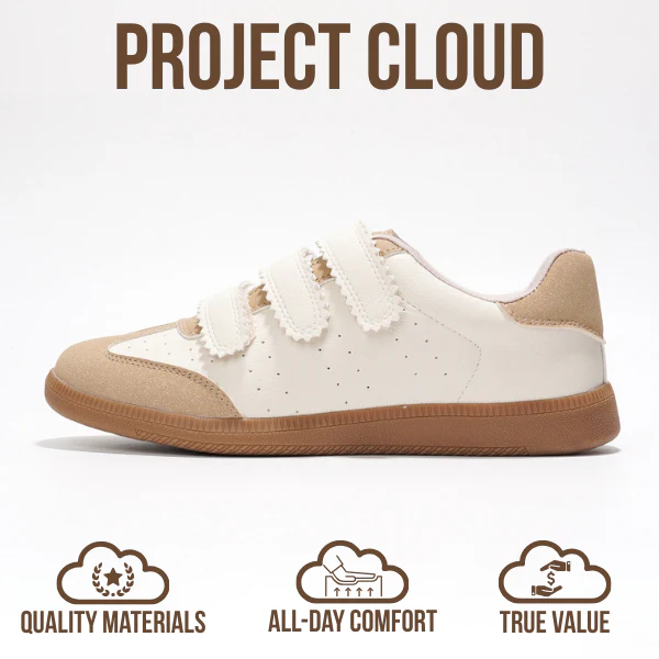 Project Cloud Women's | Eco-Leather Trendy Sneakers | Memory Foam Insole | Lightweight | Non-Slip - Ysabelle - Image 4