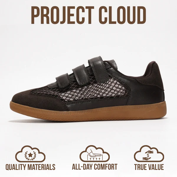 Project Cloud Women's | Eco-Leather Trendy Sneakers | Memory Foam Insole | Lightweight | Non-Slip - Ysabelle - Image 40