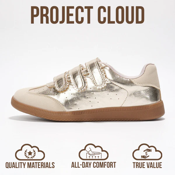 Project Cloud Women's | Eco-Leather Trendy Sneakers | Memory Foam Insole | Lightweight | Non-Slip - Ysabelle - Image 46