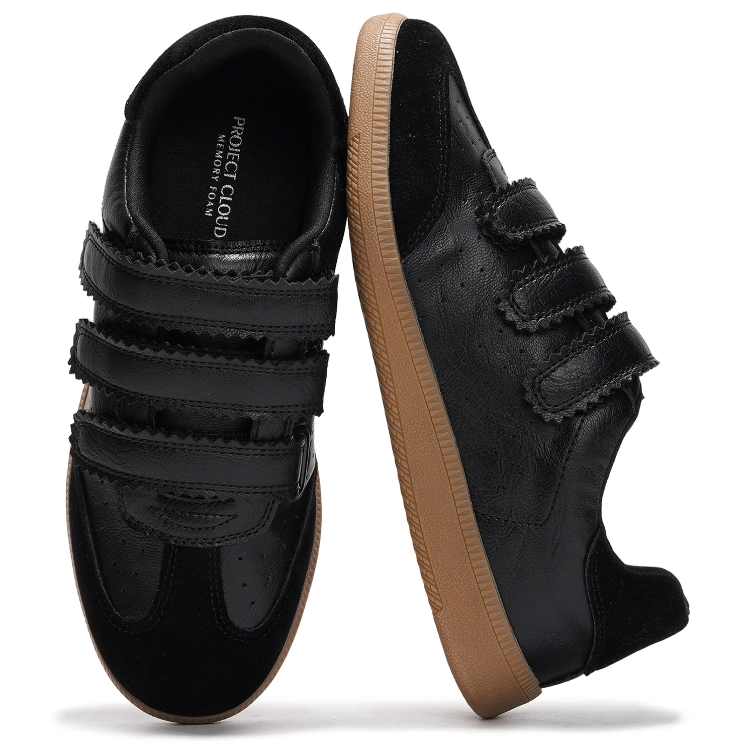 Project Cloud Women's | Eco-Leather Trendy Sneakers | Memory Foam Insole | Lightweight | Non-Slip - Ysabelle - Image 49