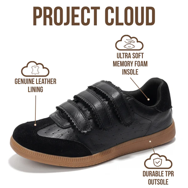 Project Cloud Women's | Eco-Leather Trendy Sneakers | Memory Foam Insole | Lightweight | Non-Slip - Ysabelle - Image 51