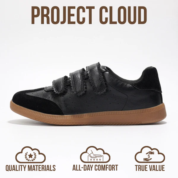 Project Cloud Women's | Eco-Leather Trendy Sneakers | Memory Foam Insole | Lightweight | Non-Slip - Ysabelle - Image 52