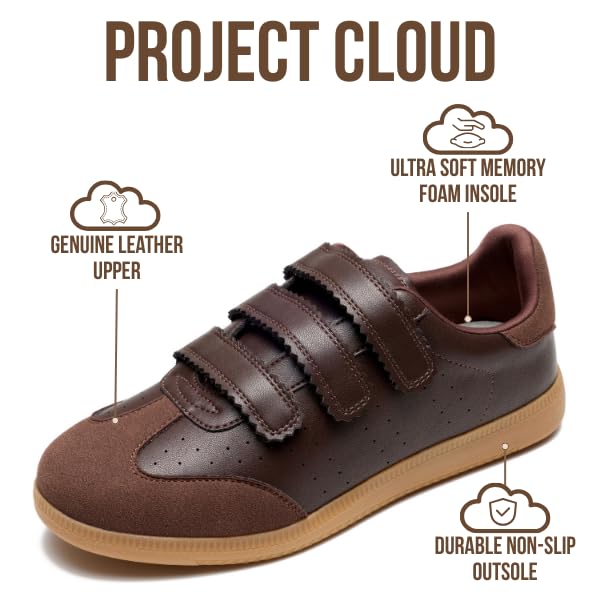Project Cloud Women's | Eco-Leather Trendy Sneakers | Memory Foam Insole | Lightweight | Non-Slip - Ysabelle - Image 63