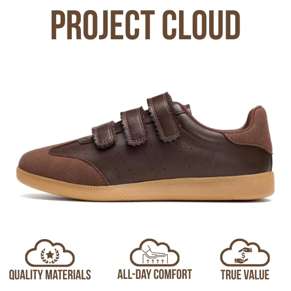Project Cloud Women's | Eco-Leather Trendy Sneakers | Memory Foam Insole | Lightweight | Non-Slip - Ysabelle - Image 64