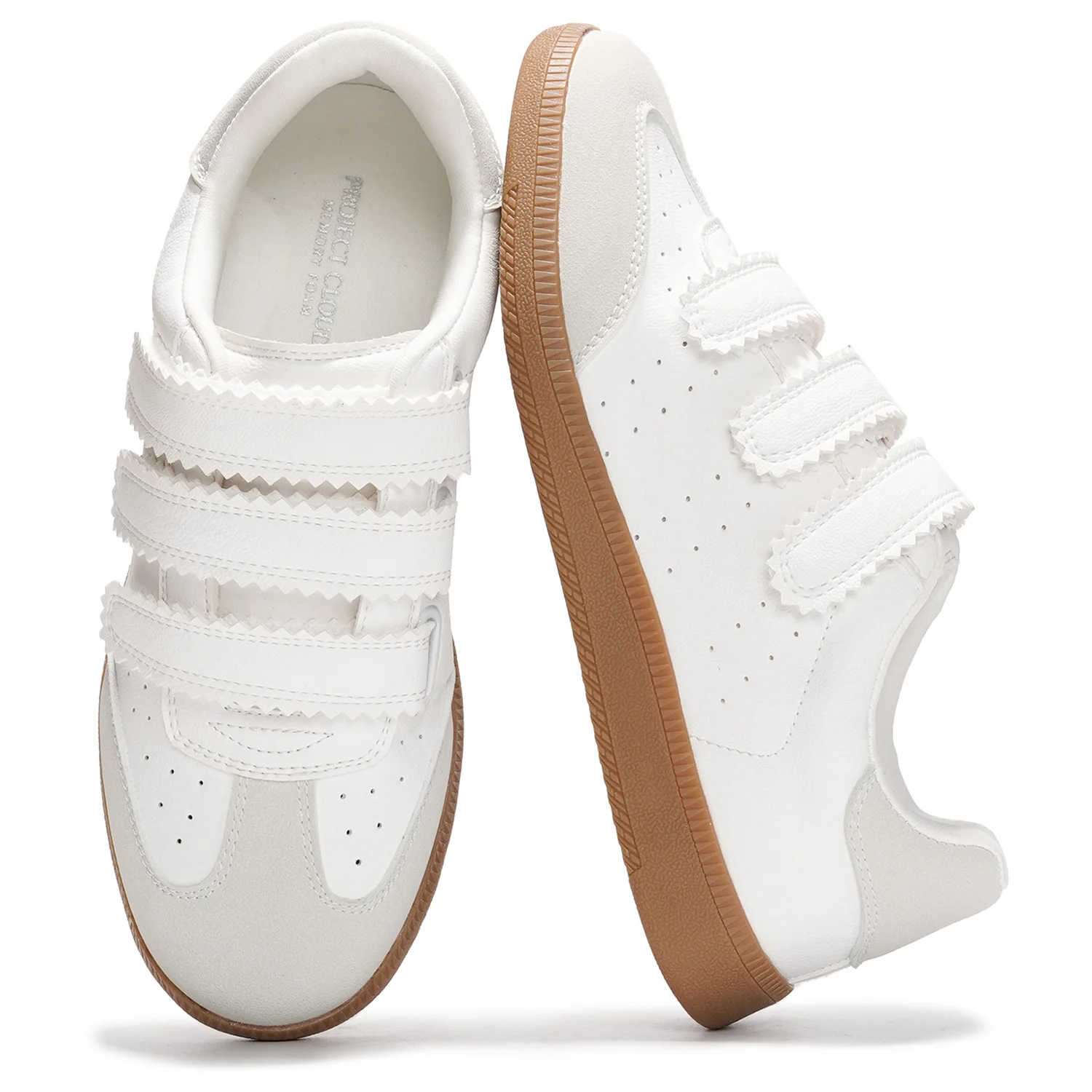 Project Cloud Women's | Eco-Leather Trendy Sneakers | Memory Foam Insole | Lightweight | Non-Slip - Ysabelle - Image 7