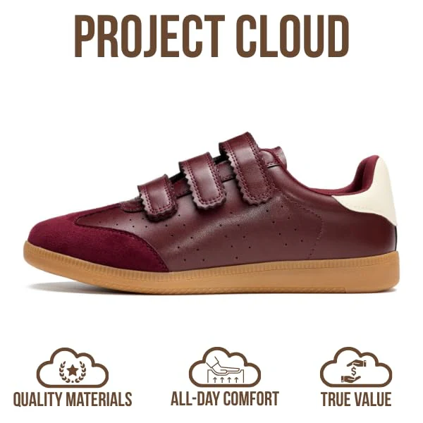 Project Cloud Women's | Eco-Leather Trendy Sneakers | Memory Foam Insole | Lightweight | Non-Slip - Ysabelle - Image 74