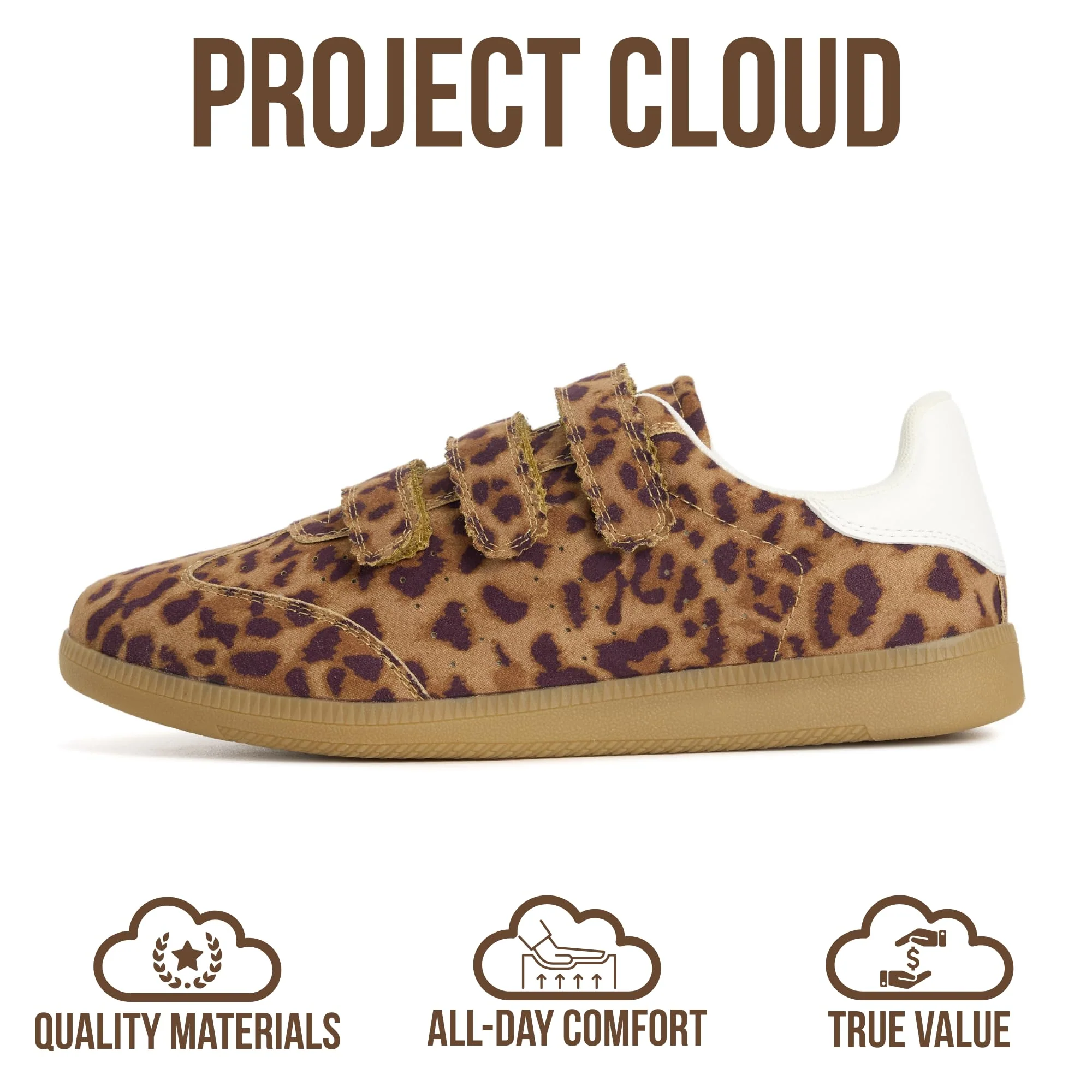 Project Cloud Women's | Eco-Leather Trendy Sneakers | Memory Foam Insole | Lightweight | Non-Slip - Ysabelle - Image 79